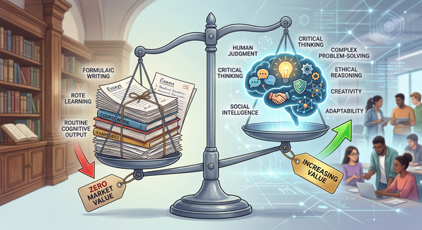 Repricing Human Judgement: The End of Traditional Assessment